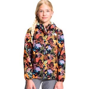 The North Face girls hooded rain jacket